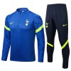 Tottenham Hotspur Trainings Sweatshirt Pak Kwart-Zip 2022-23 Blauwe